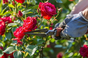 Весенняя обрезка роз: технические приемы и назначение