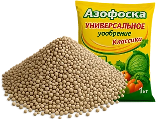 Азофоска (1кг) — минеральное удобрение (азот, фосфор, калий)