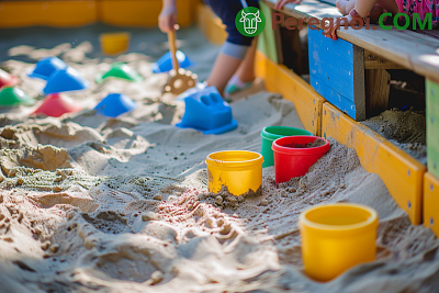 Детские песочницы: виды, размещение, выбор песка